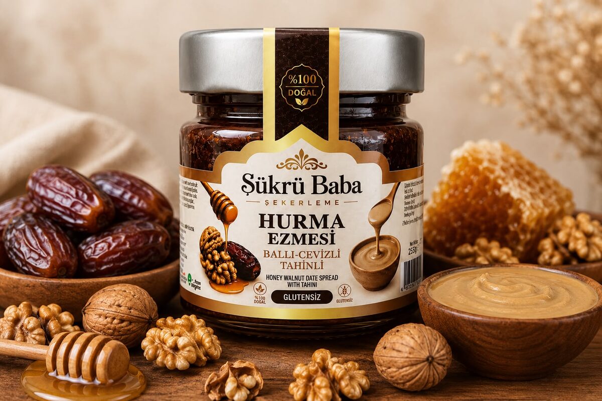 Hurma Ezmesi — Ballı, Cevizli, Tahinli